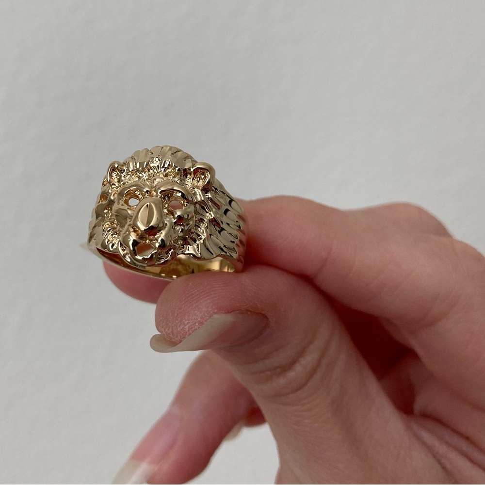 New Vanessa Mooney the lion ring gold - Picture 7 of 8